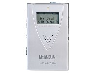 Q-Sonic Mini-MP3-Recorder/-Player/-Voicerecorder X-REC 128MB
