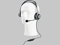 Q-Sonic Multimedia Headset "SM-450"; Spiele-Kopfhörer mit Mikrofone, Laptop-HeadsetsMultimedia-HeadsetsSpiel-Headsets 