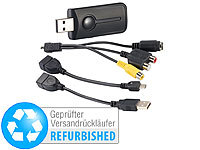 Q-Sonic Video-Grabber VG-400 zum Video-Digitalisieren, Versandrückläufer; USB-Video-Grabber USB-Video-Grabber 