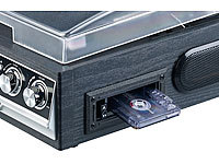 ; USB-Plattenspieler mit Kassetten-Deck USB-Plattenspieler mit Kassetten-Deck 